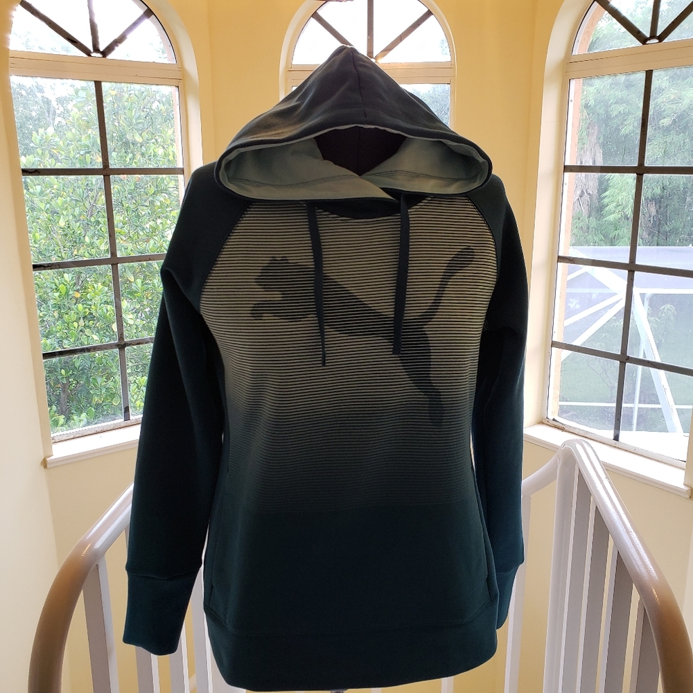 Puma Hoodie Size: XL Thermal Cell Sweatshirt With Pockets Blue Coral NWT